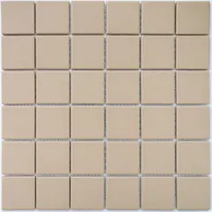 Мозаика керамическая Arene Beige 6х306х306 бежевая Bonaparte mosaic