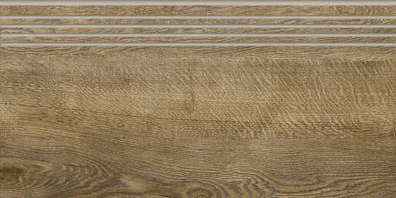 Ступень Италиан Вуд (Italian Wood) темно-коричневая G-252/SR/st01 200х600 Grasaro